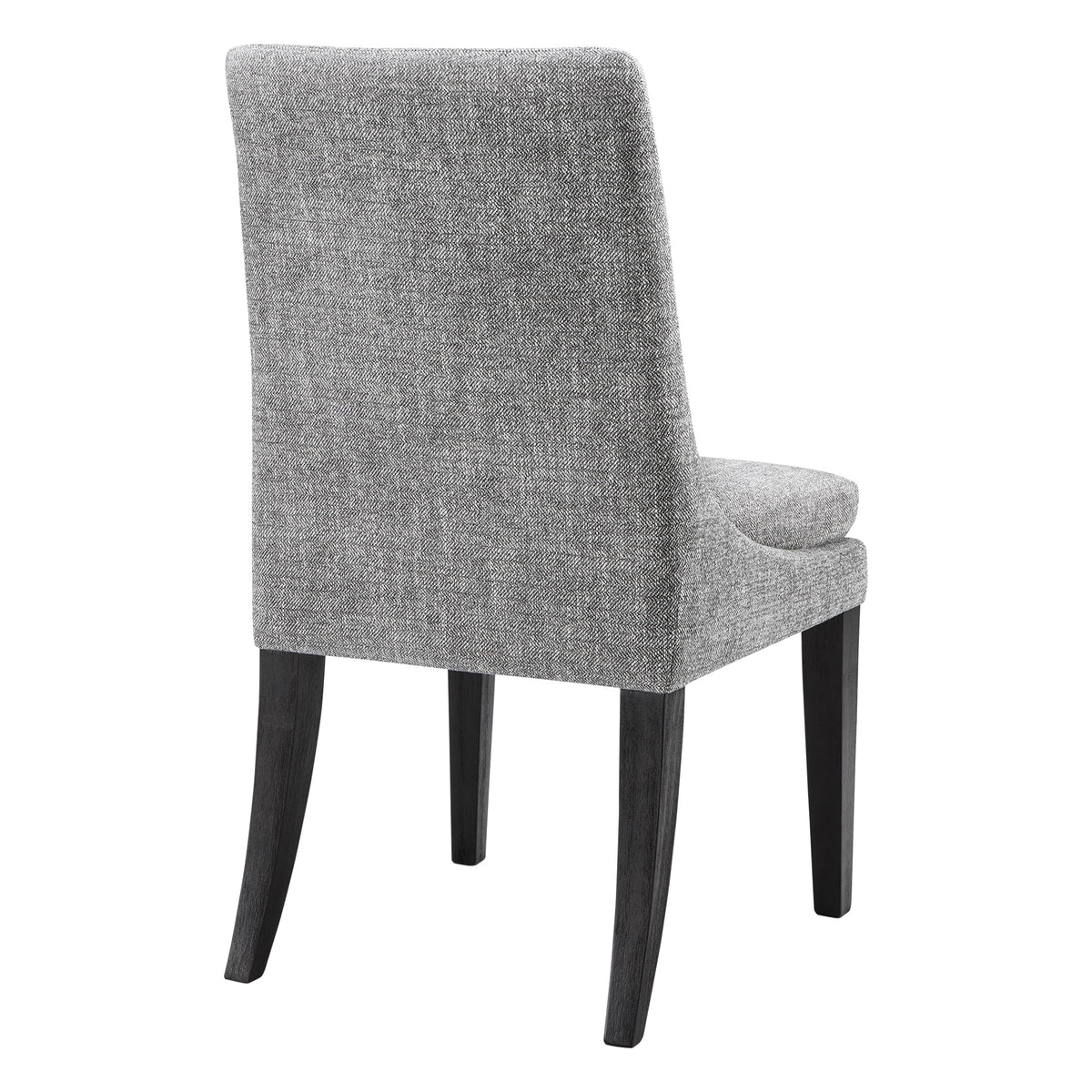 Upholstered Dining Chair Set of 2 Pebble Gray B1483
