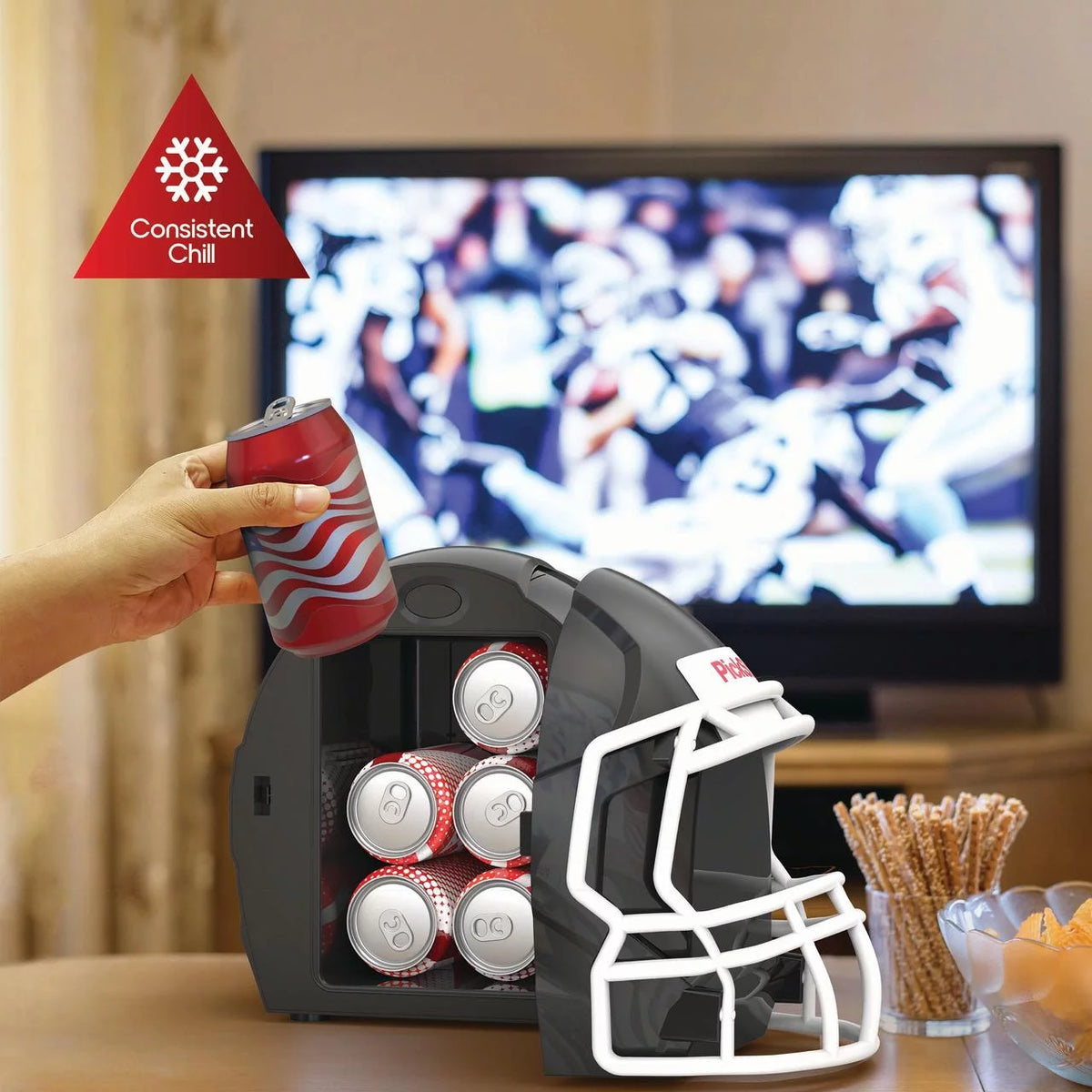 Portable Football Helmet Mini Fridge S17745