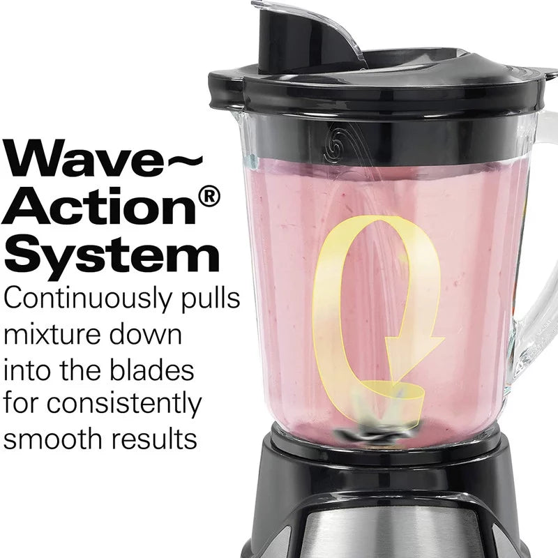 Countertop Blender with 40oz Glass Jar and Vegetable Chopper J40342