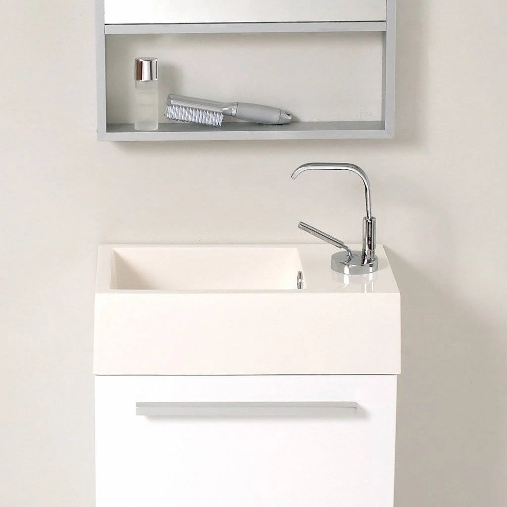 White Modern Bathroom Vanity V229