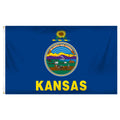 Kansas Flag 5ft. x 8ft. Spun Polyester A778