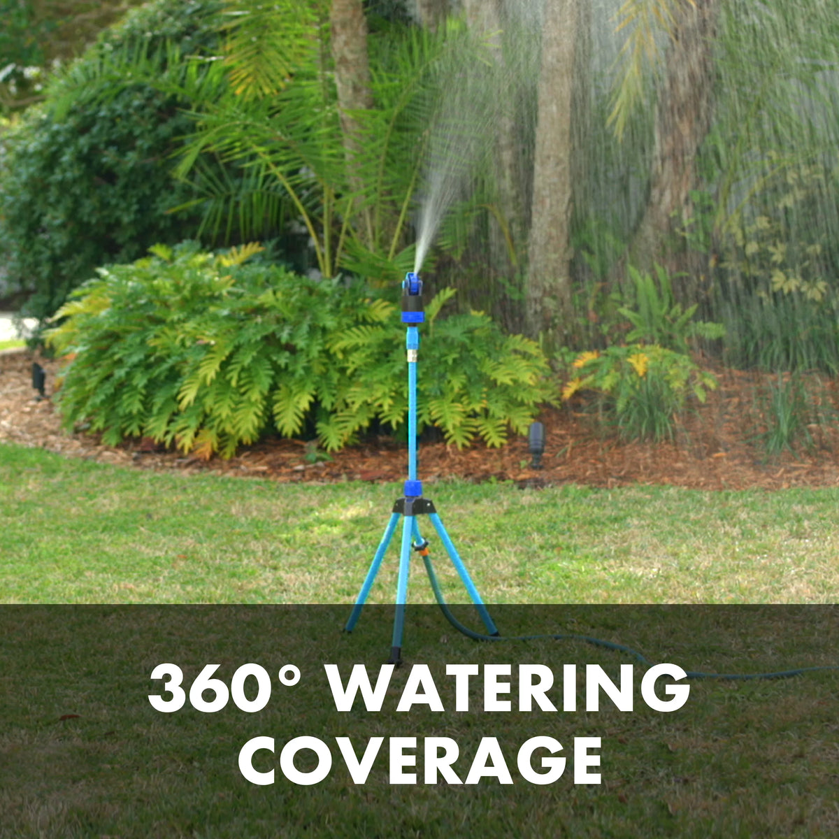 Telescoping Tripod Lawn & Garden Sprinkler, 6 Spray Patterns P571967