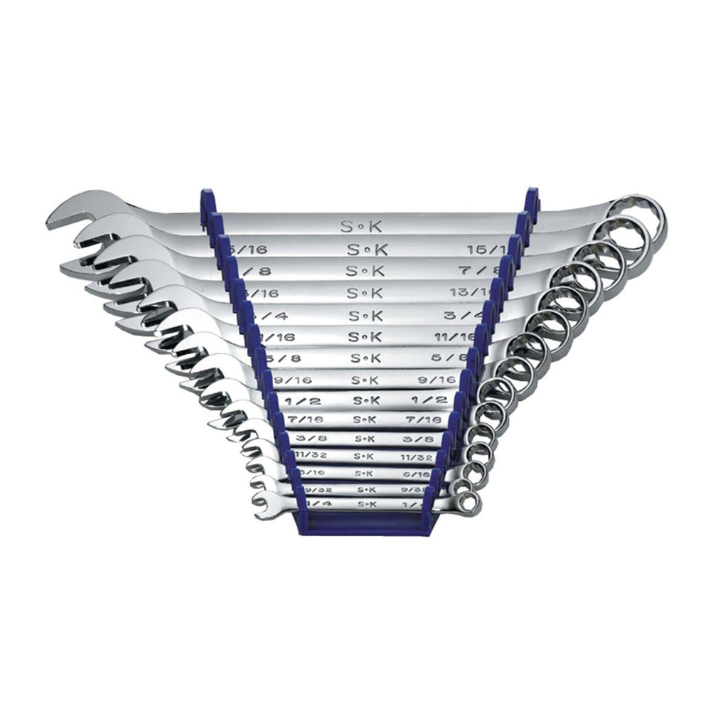 15 Piece Fractional Combination Wrench Set C7146