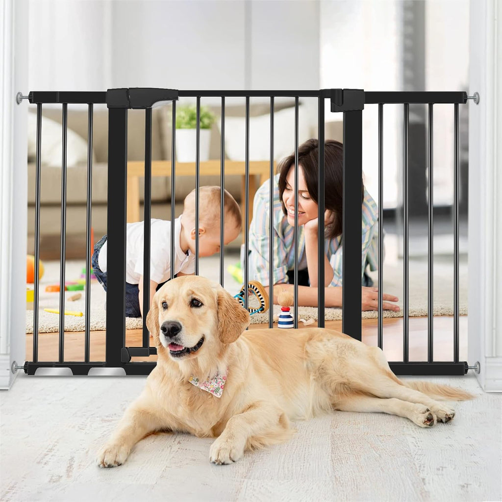 Extra Wide Auto-Close Walk Thru Baby Gate R385296