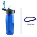Blue Tritan Bottle with Filter Lockable Lid F134
