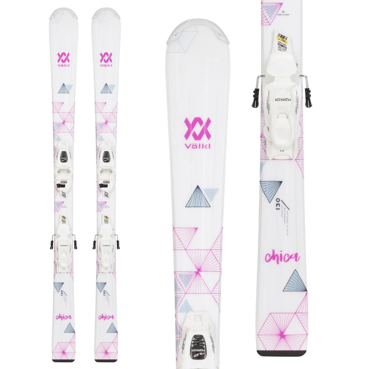 Volkl Chica VMotion + 4.5 VMotion Jr. Lady Q315