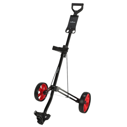 2 Wheel Folding Golf Cart Black/Red M251899