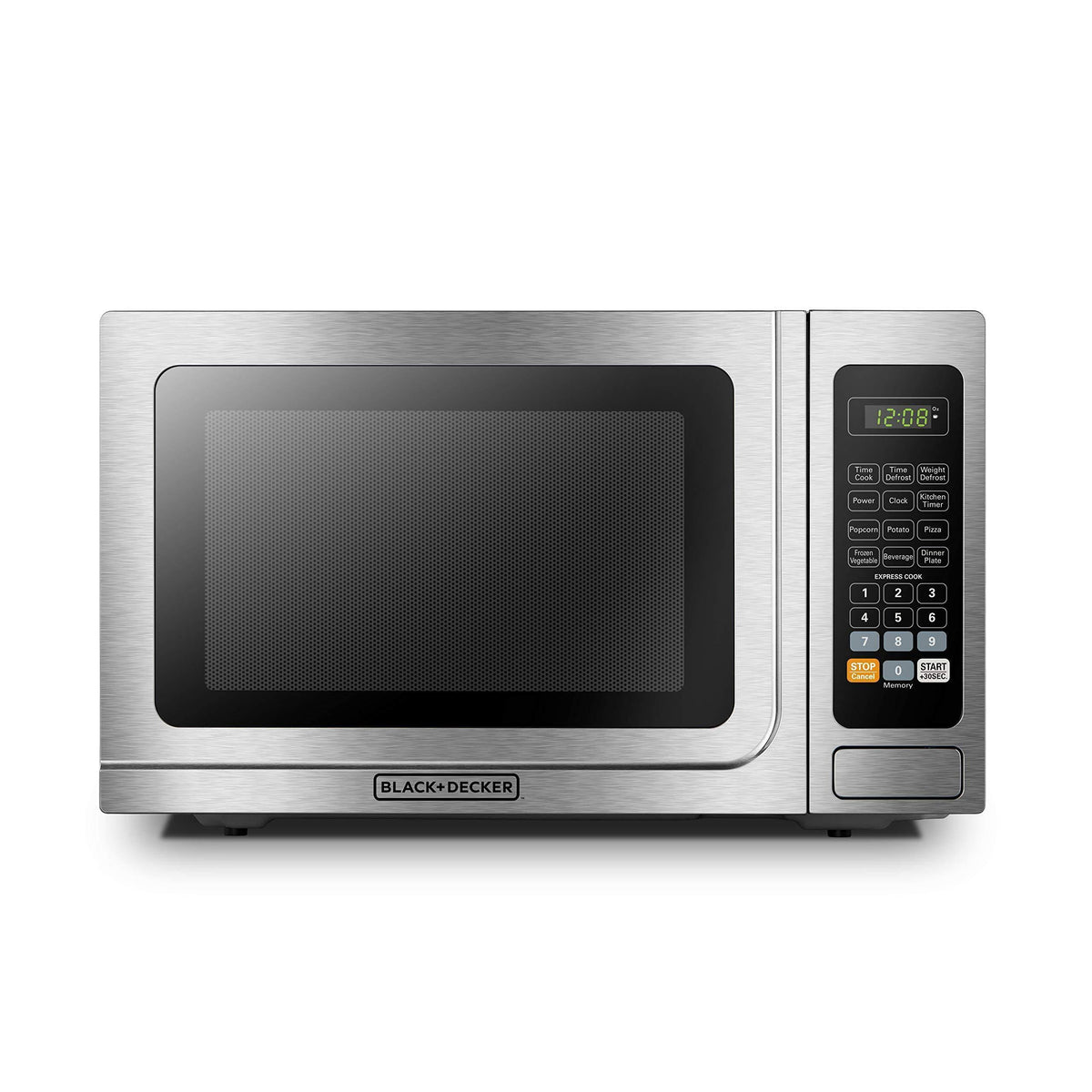 Digital Microwave Oven with Turntable, Child Safety Lock, Stainless Steel, 1.4 CU.FT C578882