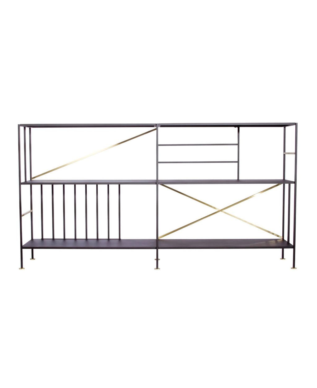 Black 2 Shelf Bookcase P94809