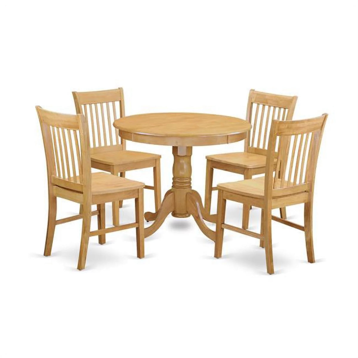 Oak Dining Table & 4 Chair S598