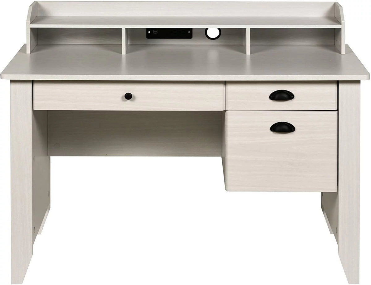 Executive Desk White Oak Z80259