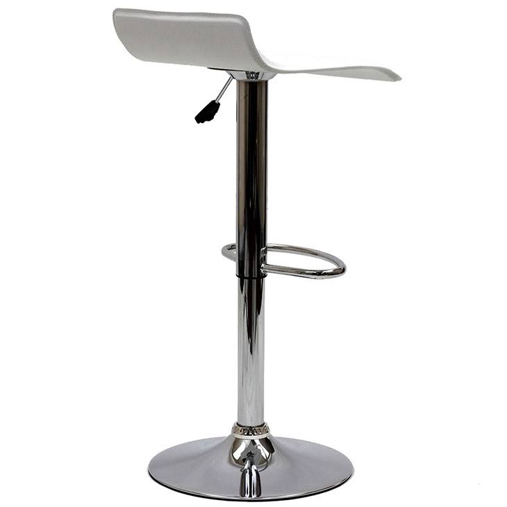 White Bar Stool Set of 2 E1531