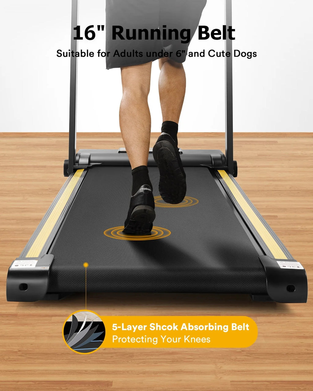 2.25HP Folding Treadmill with LCD Display R1945