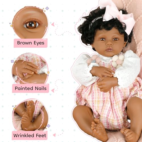 Black 17 Inch Soft Body Baby Doll with Accessories M564200