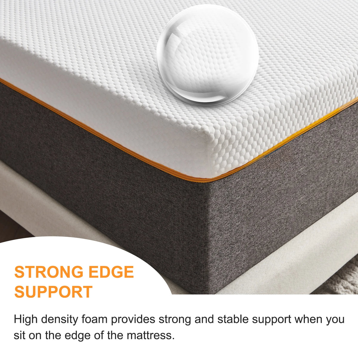 Queen 10 Medium Cool Gel Memory Foam Mattress D18463