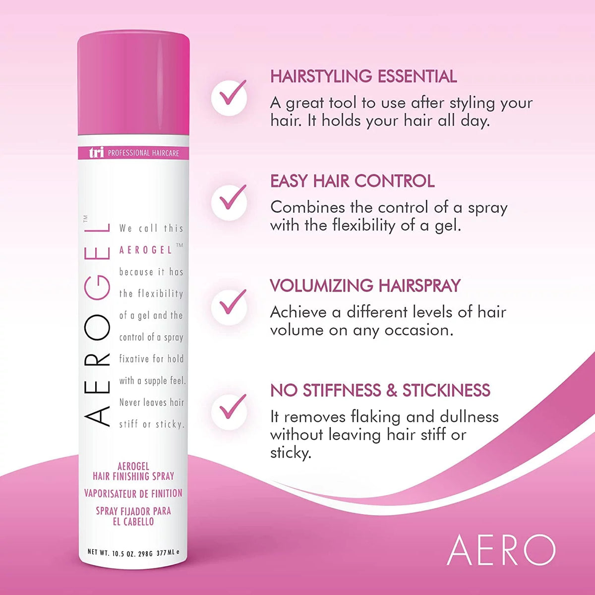 Non-Toxic Hairspray Pack of 6 (10.5 Oz) E2354