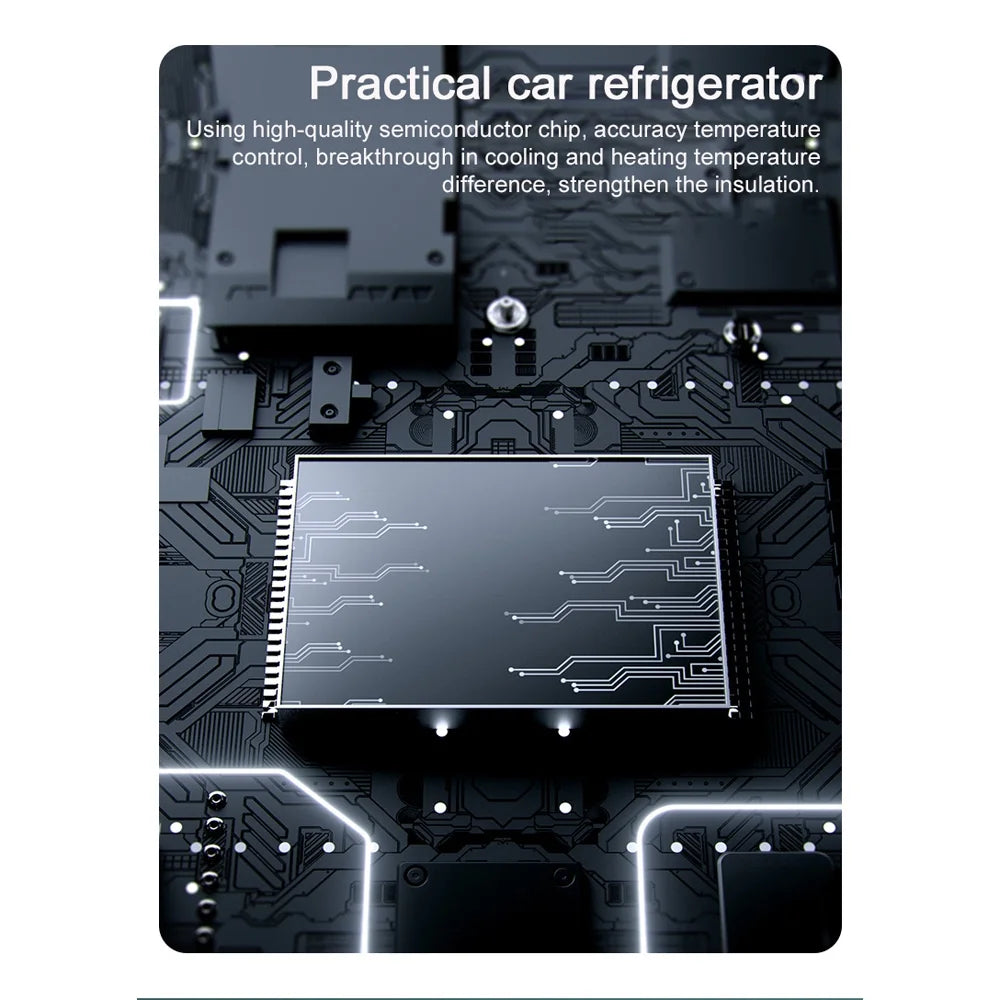 Portable Car Fridge Cooler Warmer 4L with LED Light X3602