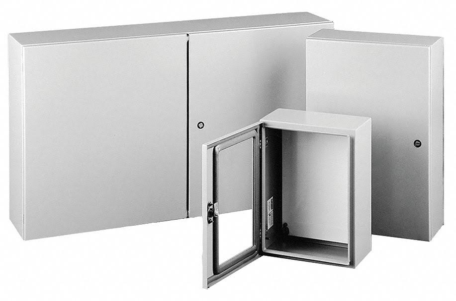 Wall-Mount Enclosure, NEMA 4/12, Steel, 36.00x22 x 24.00x22 x 12.00 R571562