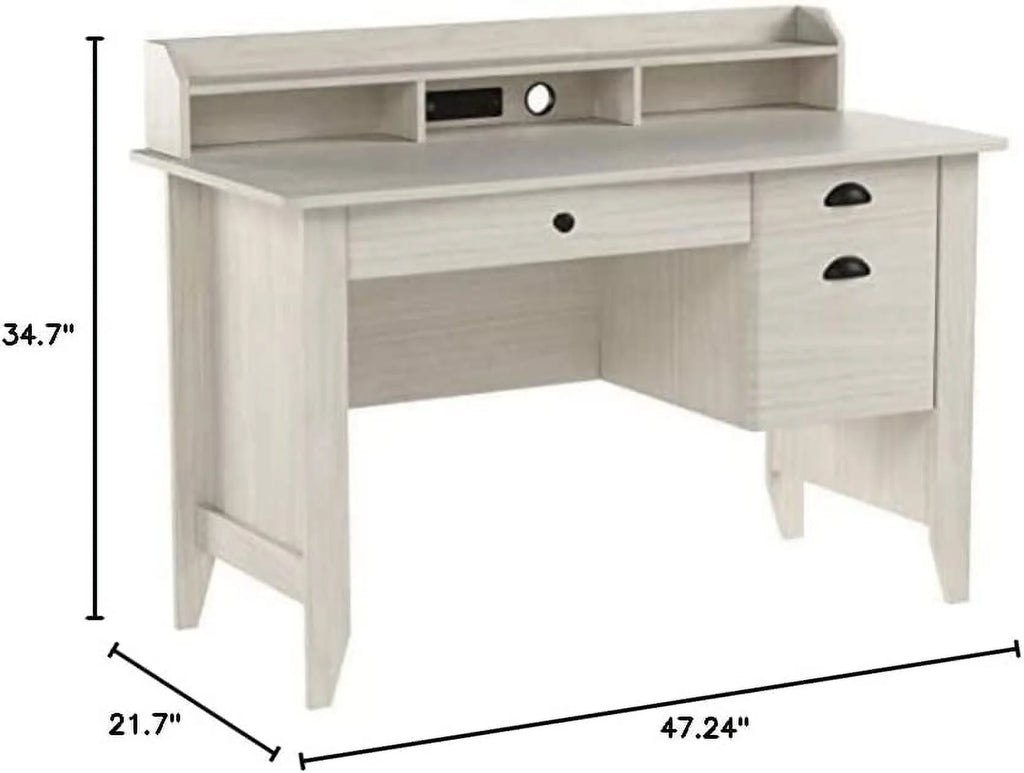 Executive Desk White Oak Z80259