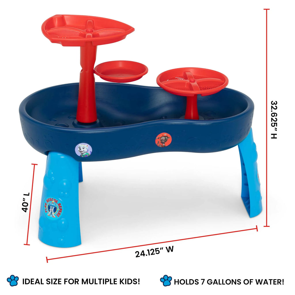 3-Tier Water Table with 11-Piece Toy Set, Blue M16677