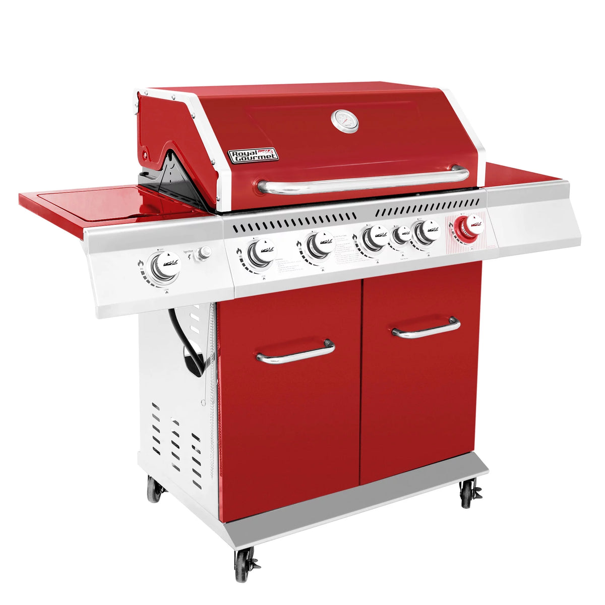 5-Burner Gas Grill with Rotisserie Kit O5972