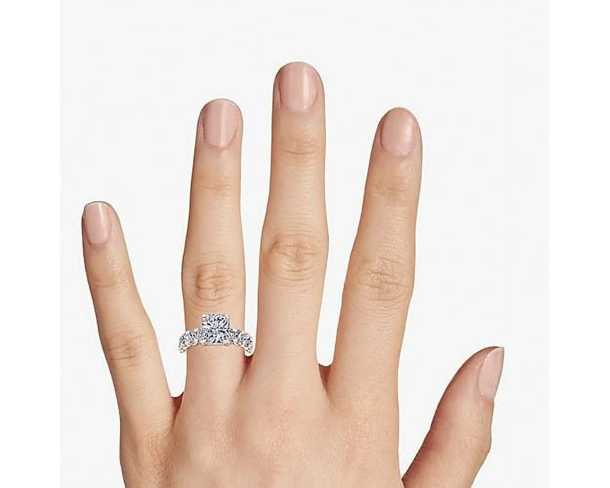 14K Rose Gold Diamond Engagement Ring K951152