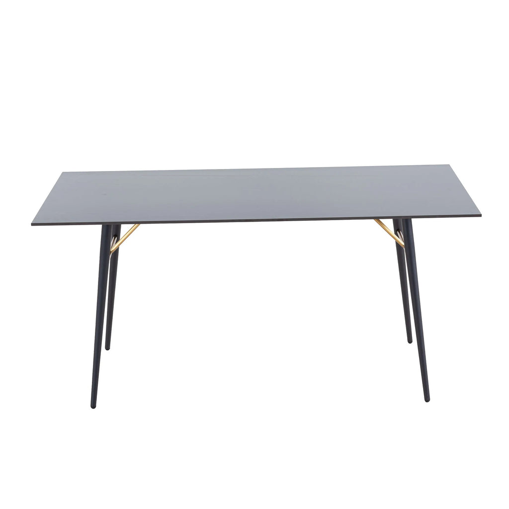 Black 70inch Ceramic Tile Dining Table P345348