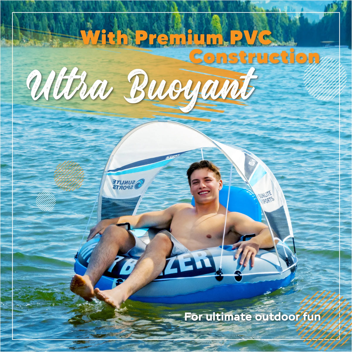 XL River Tube with Canopy and Sun Shade K234794