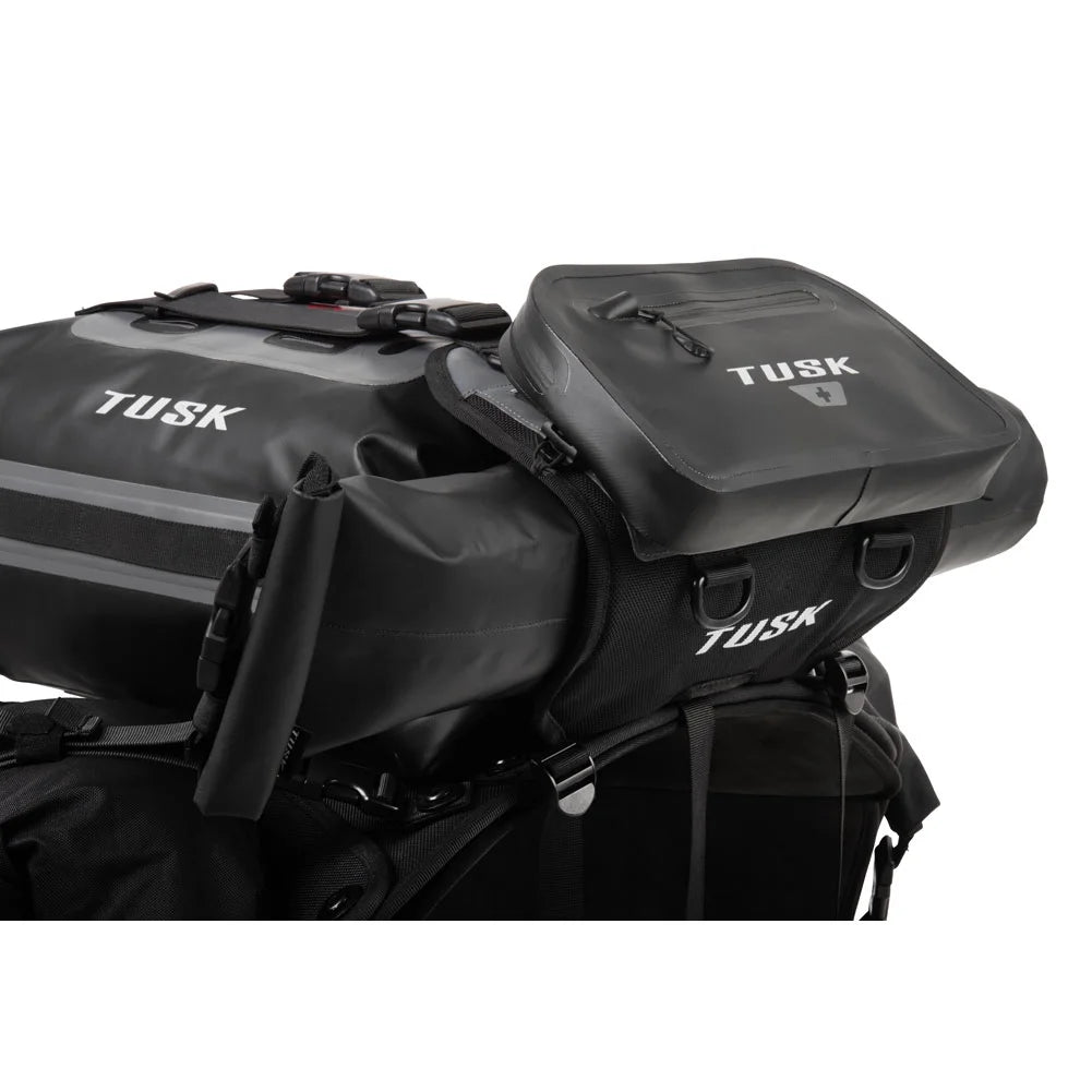 Rackless Luggage System with Small Dry Duffel Tail Bag Standard Heat Shield U81710