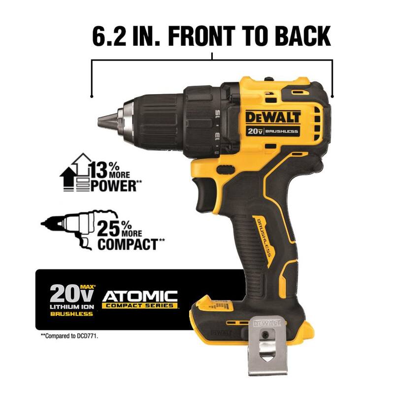 Cordless Brushless Hammer Drill Impact 2 Tool Combo Kit J12768
