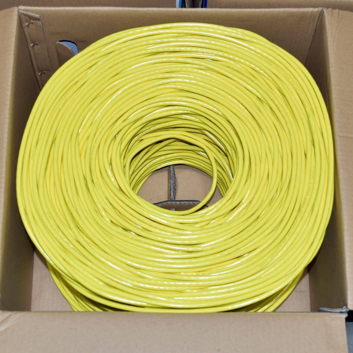 Cat6 Bulk Cable 1000ft Yellow U911332
