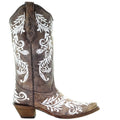 Glow In The Dark Studded Snip Toe Knee High Dress Boots M634
