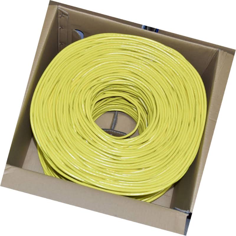 Cat6 Bulk Cable 1000ft Yellow U911332