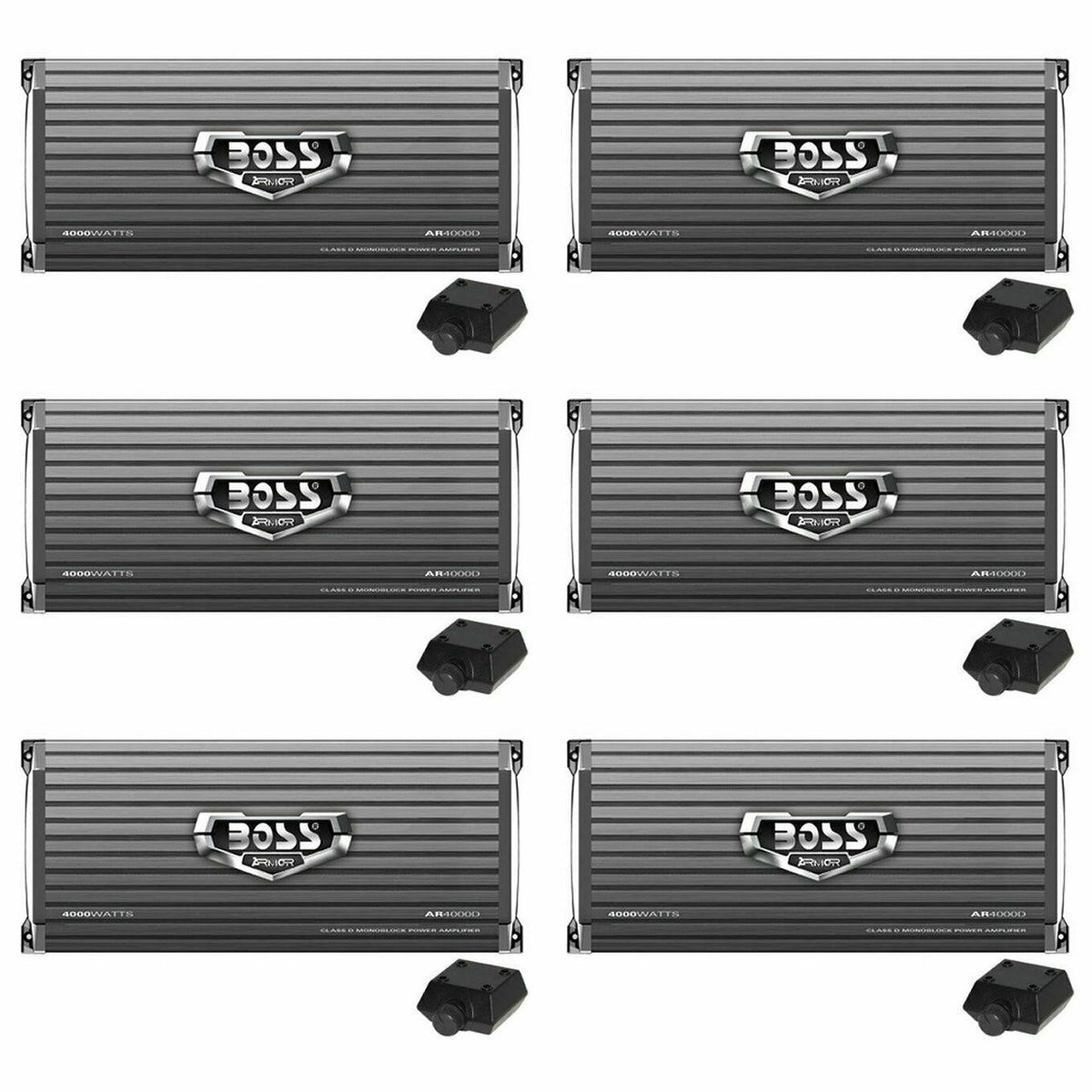 4000W Monoblock Class D Car Amplifier (6 Pack) U681906