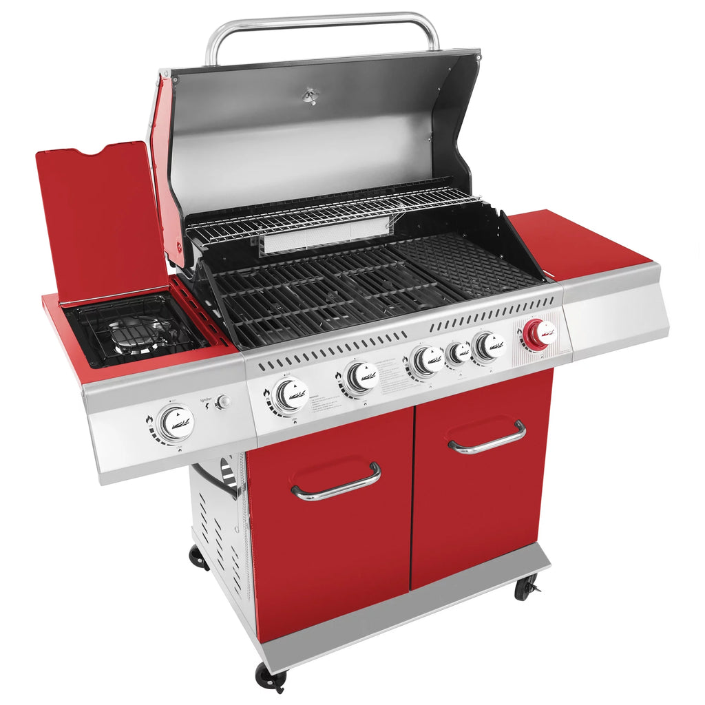5-Burner Gas Grill with Rotisserie Kit O5972
