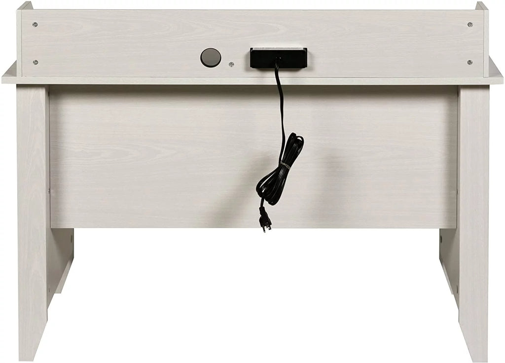 Executive Desk White Oak Z80259