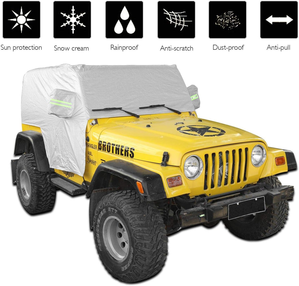 Car Cover Weatherproof Pack of 2 G19089