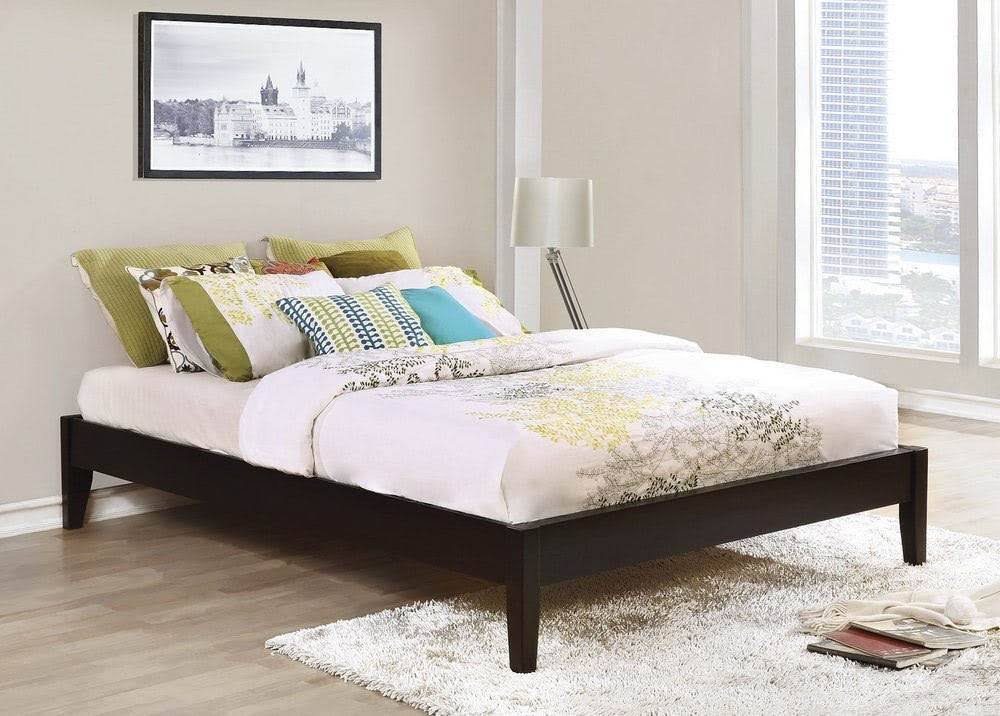 Cappuccino King Platform Bed F867118