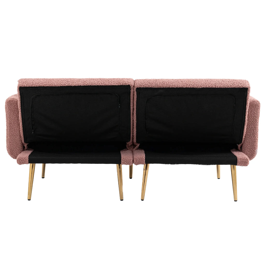 Velvet Sofa with Metal Feet S66069