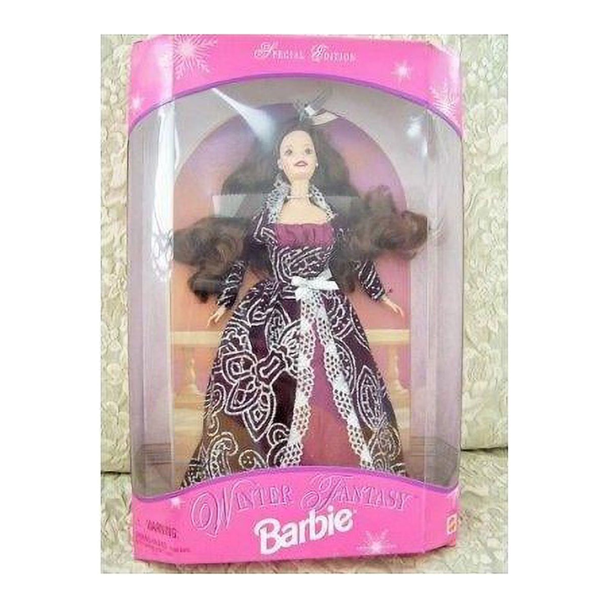 1996 Winter Fantasy Barbie 2 Brunette B626891