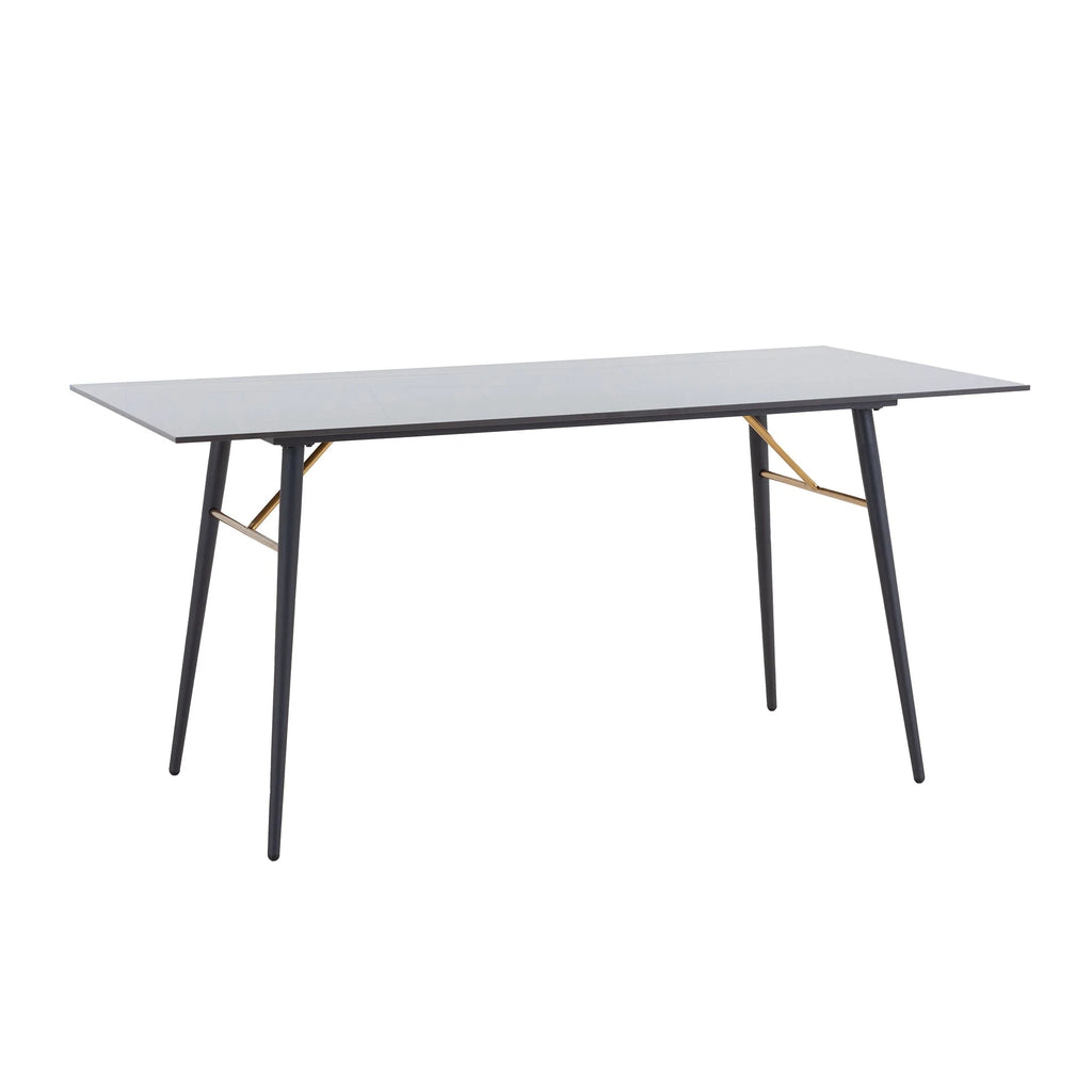 Black 70inch Ceramic Tile Dining Table P345348