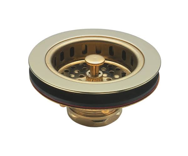 Heavy Duty Post Type Basket Strainer - Black Nickel P75389