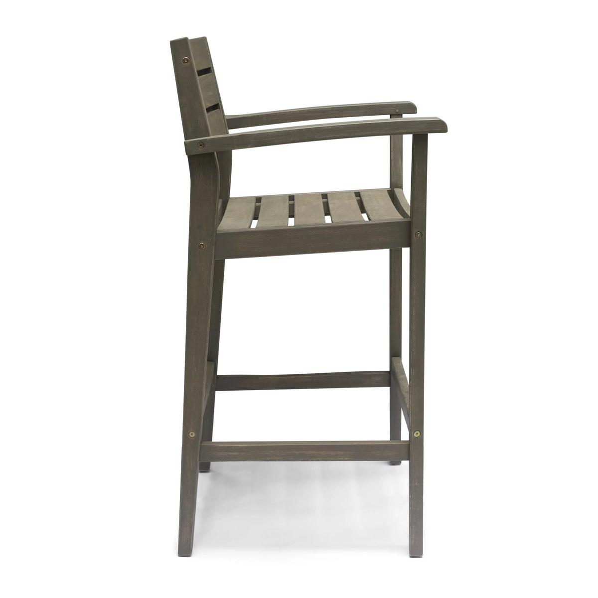 Acacia Wood Barstool Set of 2 P8977
