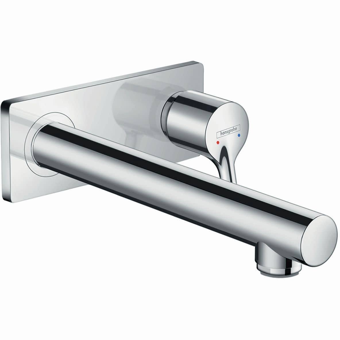 Chrome Wall-Mounted Single-Handle Faucet Trim W250791