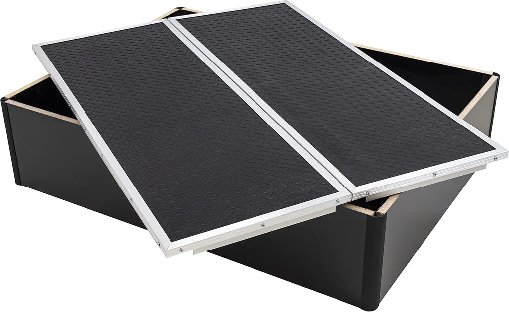Black Stage Section, 48" Wide x 48" Long x 12" High Q391