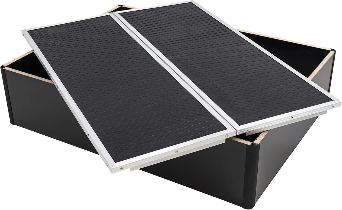 Black Stage Section, 48" Wide x 48" Long x 12" High Q391