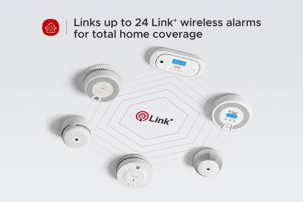 3 Pack Wireless Interconnected Combination Smoke and Carbon Monoxide Detector S211