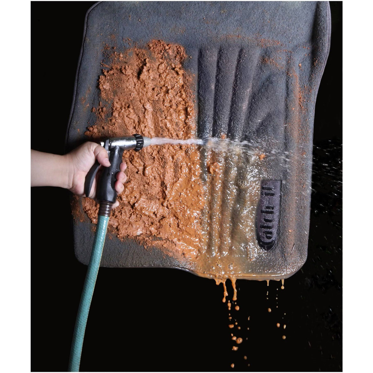 Black Carpet Floor Mat R712
