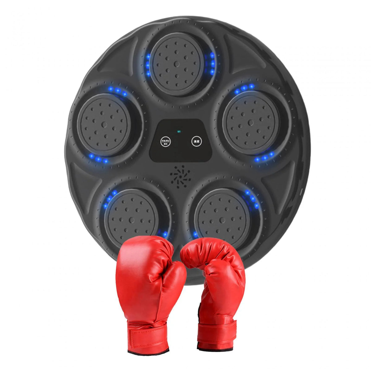 Electronic Boxing Machine Adjustable Punching Pad with Gloves M88207