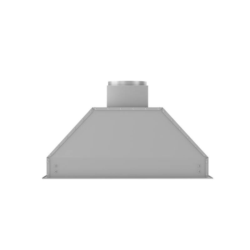 34 in. 700 CFM Ducted Range Hood Insert with Remote Blower in Stainless Steel Y736